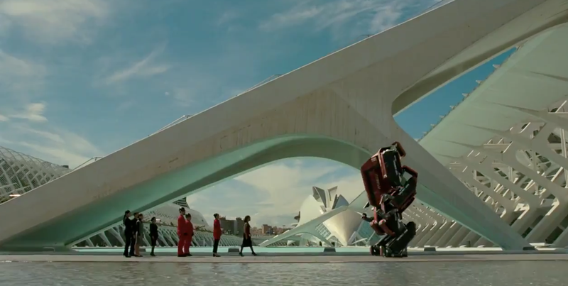 A still from the new trailer. That’s...a big robot.